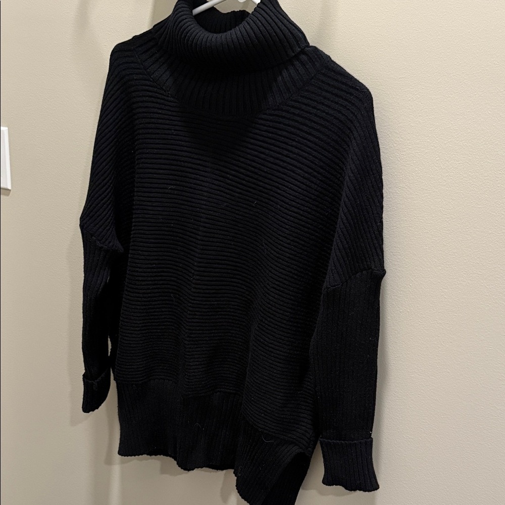 Black Turtleneck Sweater